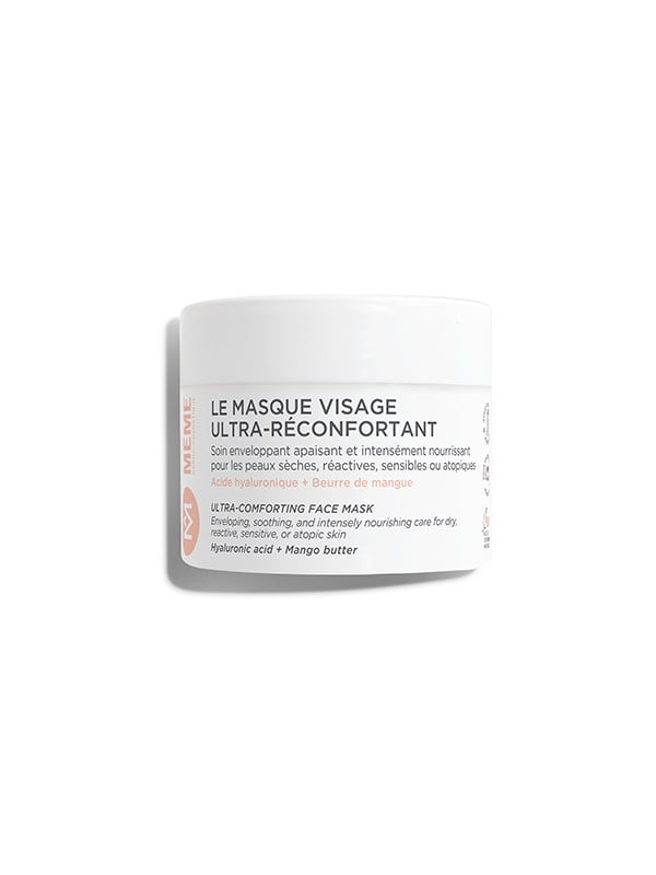 Masque visage ultra-réconfortant 50 ml MÊME, soin nourrissant et apaisant pour peaux sèches, sensibles et réactives