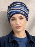 Turban bambou Doris MMParis : volume naturel, bicolore facile à poser