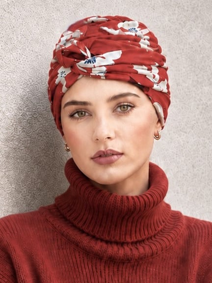 Turban Adele Imprimé en fibre de bambou MMParis – léger & doux