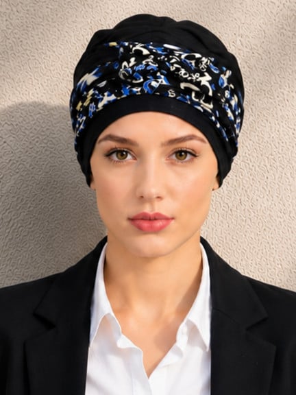 Turban Elsa MM Paris en bambou bicolore taille unique