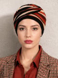 Turban Nadia MMParis : bonnet plissé + bandeau à nouer, confort