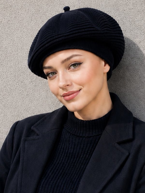 Adoptez le béret Luc — chic, douillet et facile à porter