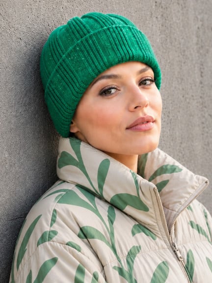 Bonnet Robin MM Paris en laine et angora taille unique