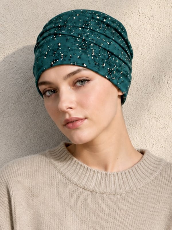 Turban Lola imprimé MM Paris en bambou léger taille unique