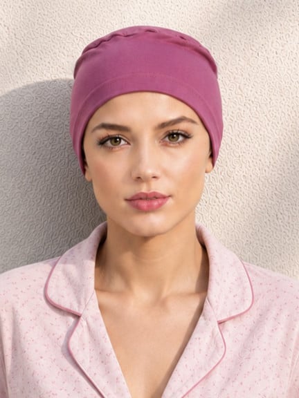 Turban Roméo MM Paris en rayonne, bonnet léger et doux taille unique, décliné en plusieurs coloris pour un confort discret au qu