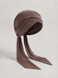 Turban Set Lena Volume Uni Gisela Mayer, couvre-chef deux pièces au coloris uni avec volume naturel et style sobre.