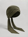 Turban Set Lena Volume Uni Gisela Mayer, couvre-chef deux pièces au coloris uni avec volume naturel et style sobre.