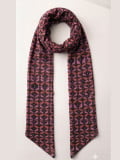 Turban Set Lena Volume Printed imprimé de Gisela Mayer en deux pièces avec volume, disponible en wine red et blue jeans