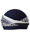 Turban Set Nele Gisela Mayer 2 en 1 en bambou-viscose avec bonnet doux et bandeau intégré, taille unique, confortable et respira
