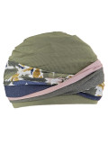 Turban Set Nele Gisela Mayer 2 en 1 en bambou-viscose avec bonnet doux et bandeau intégré, taille unique, confortable et respira