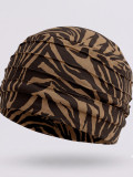 Turban Florida Printed Gisela Mayer plissé léger et doux en fibre de bambou, imprimé féminin pour un confort optimal au quotidie