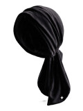 Turban Madrid Gisela Mayer en viscose douce, turban à nouer confortable et féminin, taille unique, pour cuir chevelu sensible. D