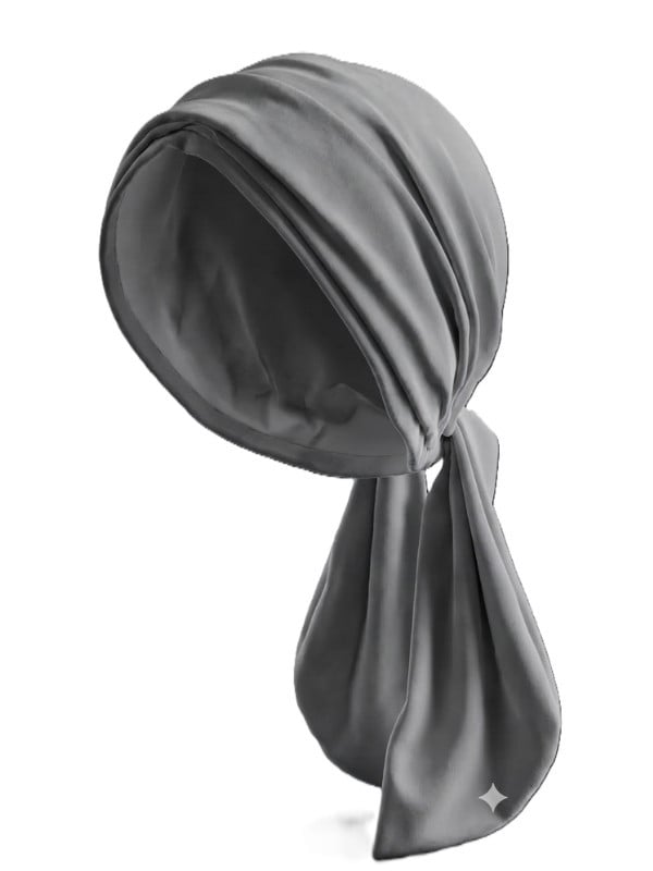 Turban Madrid Gisela Mayer en viscose douce, turban à nouer confortable et féminin, taille unique, pour cuir chevelu sensible. D