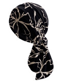 Turban Madrid Printed Gisela Mayer en viscose, turban à nouer imprimé doux et confortable, taille unique pour un look féminin au
