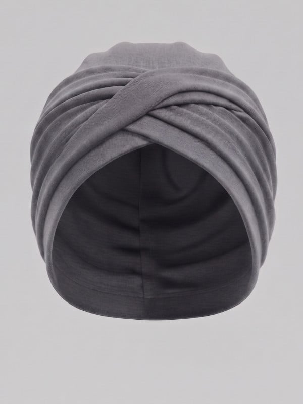Turban Malou Gisela Mayer à nouer en modal doux et respirant, confortable toute la journée pour cuir chevelu sensible. Demandez 