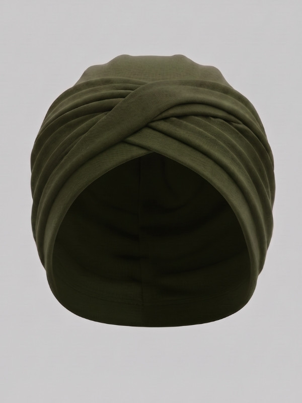 Turban Malou Gisela Mayer à nouer en modal doux et respirant, confortable toute la journée pour cuir chevelu sensible. Demandez 