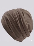 Turban Cora Gisela Mayer classique plissé en bambou, doux et respirant, pour cuir chevelu sensible, taille unique. Voir les colo