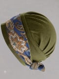 Turban Set Pia Gisela Mayer 2 en 1 avec bonnet en bambou doux et bandeau à nouer, taille unique, confortable pour un porté toute