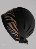 Turban Set Pia Gisela Mayer 2 en 1 avec bonnet en bambou doux et bandeau à nouer, taille unique, confortable pour un porté toute