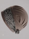 Turban Set Pia Gisela Mayer 2 en 1 avec bonnet en bambou doux et bandeau à nouer, taille unique, confortable pour un porté toute