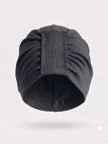 Turban Aktion Gisela Mayer plissé en bambou/viscose, bonnet et turban confortable taille unique, disponible en plusieurs coloris