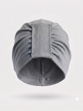 Turban Aktion Gisela Mayer plissé en bambou/viscose, bonnet et turban confortable taille unique, disponible en plusieurs coloris