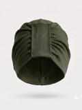 Turban Aktion Gisela Mayer plissé en bambou/viscose, bonnet et turban confortable taille unique, disponible en plusieurs coloris