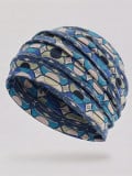 Turban Bahama Printed Gisela Mayer en bambou imprimé, léger, respirant et ultra-doux pour un confort quotidien sur cuir chevelu 