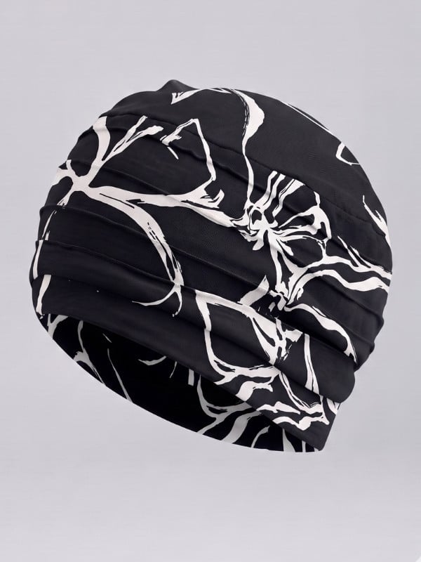 Turban Bahama Printed Gisela Mayer en bambou imprimé, léger, respirant et ultra-doux pour un confort quotidien sur cuir chevelu 
