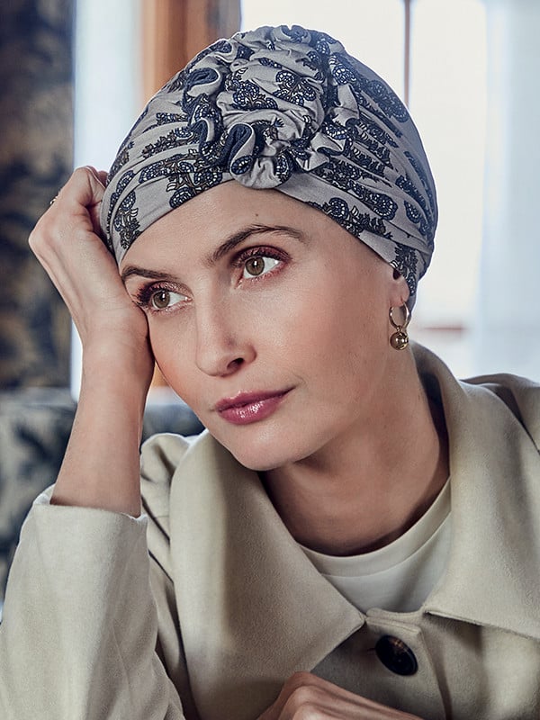 Bonnet chimio bambou Lotus Christine Headwear – doux & respirant