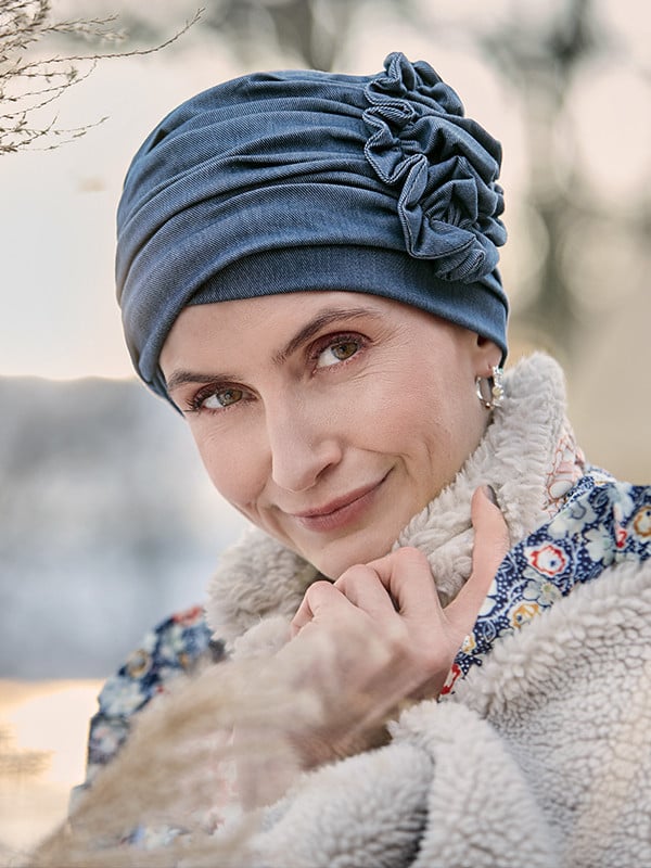 Bonnet chimio bambou Lotus Christine Headwear – doux & respirant