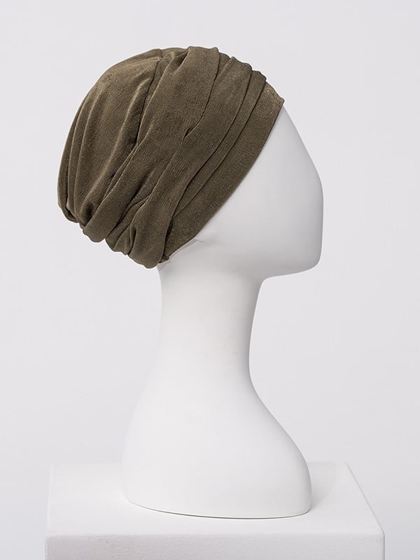 Bonnet chimio Boho Christine Headwear – Turban bohème bambou