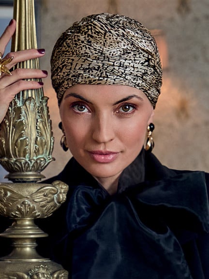 Bonnet chimio Boho Christine Headwear – Turban bohème bambou