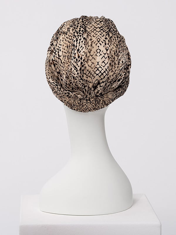 Bonnet chimio Boho Christine Headwear – Turban bohème bambou