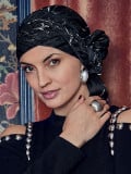 Turban Boho Twin Set Christine Headwear 2-en-1 | Doux & modulable