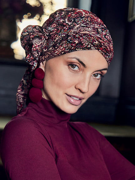 Turban Boho Twin Set Christine Headwear 2-en-1 | Doux & modulable