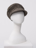 Casquette Boho Spirit Christine Headwear, capeline bohème automne/hiver à visière large, doublure coton confortable, coloris coc