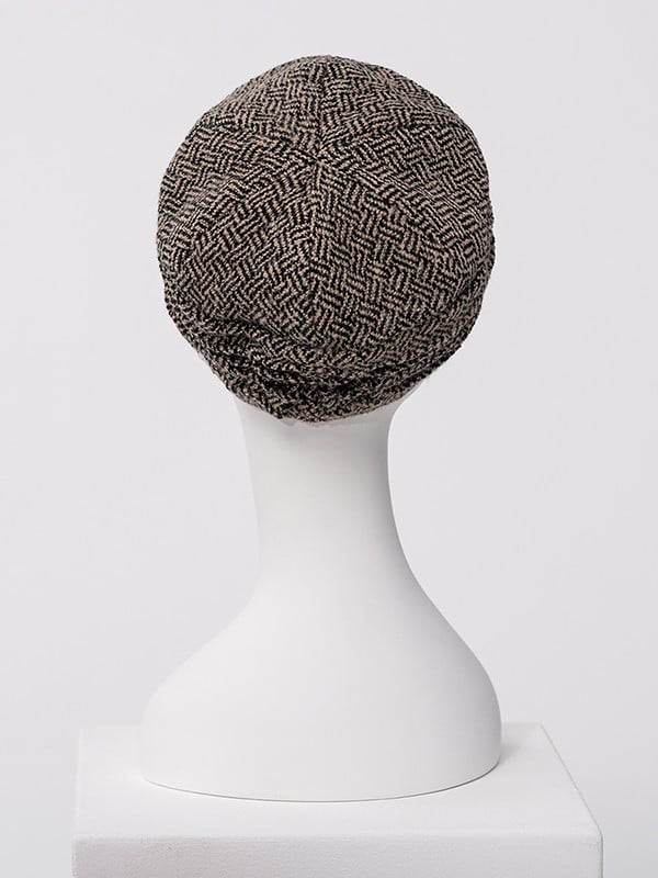 Casquette Boho Spirit Christine Headwear, capeline bohème automne/hiver à visière large, doublure coton confortable, coloris coc