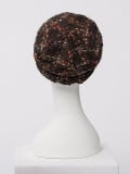 Casquette Boho Spirit Christine Headwear, capeline bohème automne/hiver à visière large, doublure coton confortable, coloris coc