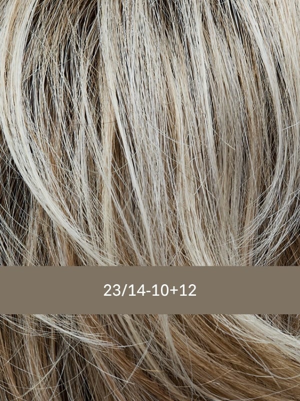 Perruque Sun Click II Gisela Mayer mi-longs dégradés en fibre synthétique, lisse et féminine, avec bonnet léger pour un confort 