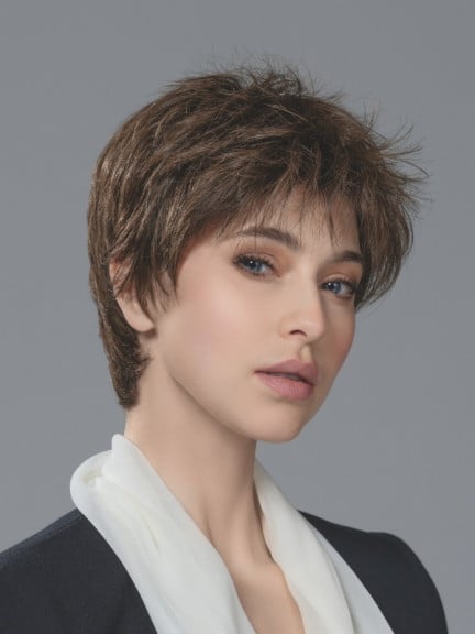 Perruque Bliss Ellen Wille coupe courte boyish en fibre synthétique avec lace front, bonnet standard et effet naturel