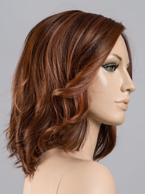 Perruque Delight Mono Part Ellen Wille carré long ondulé en fibre synthétique avec lace front extra long, effet naturel et fémin