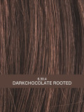 Perruque Delight Mono Part Ellen Wille carré long ondulé en fibre synthétique avec lace front extra long, effet naturel et fémin