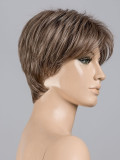Perruque Elan Ellen Wille coupe Pixie courte en fibre synthétique résistante à la chaleur, avec lace front et frange asymétrique