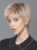 Perruque Elan Ellen Wille coupe Pixie courte en fibre synthétique résistante à la chaleur, avec lace front et frange asymétrique