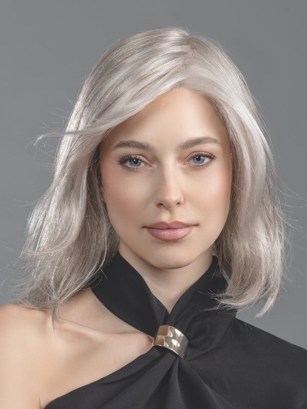 Perruque Flirt Mono Part Ellen Wille mi-longs lisse avec lace front et raie mono-filament pour un effet naturel. Découvrez les c