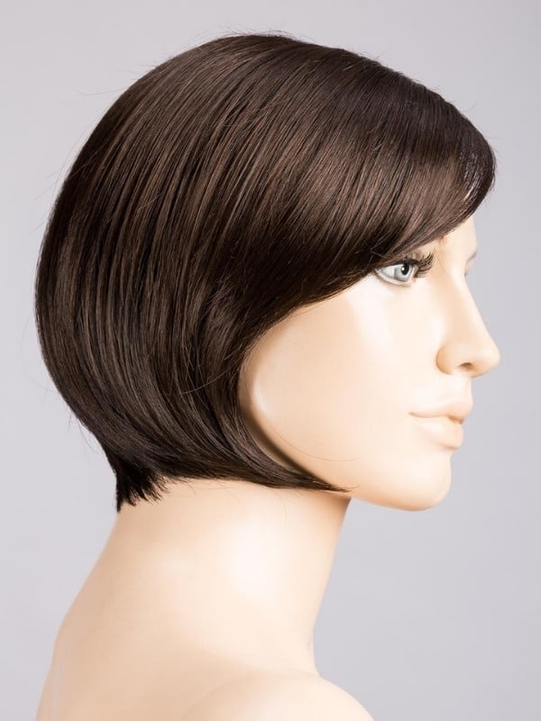 Perruque French Mono Part Ellen Wille coupe courte lisse avec raie semi mono-filament et lace front pour un effet naturel