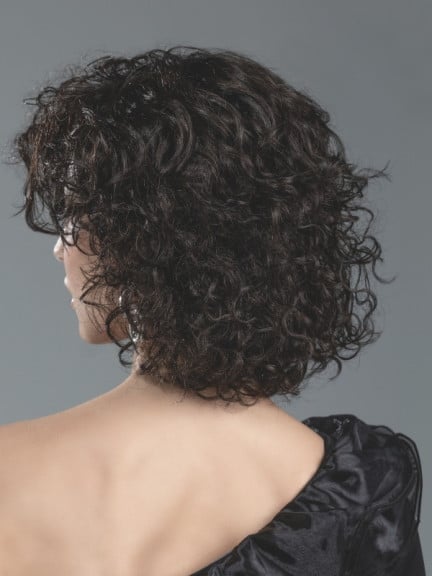 Perruque Loop Ellen Wille mi-longue bouclée en fibre synthétique avec lace front, volume naturel et bonnet standard. Comparez le