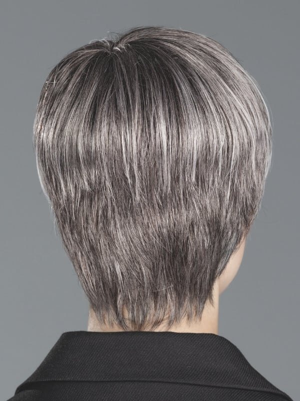 Perruque Pixie Ellen Wille courte dégradée en fibre synthétique avec frange et volume naturel, coupe jeune et féminine