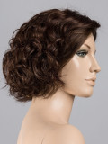 Perruque Turn Mono Part Ellen Wille courte bouclée en fibre synthétique avec lace front et raie semi mono-filament, effet nature